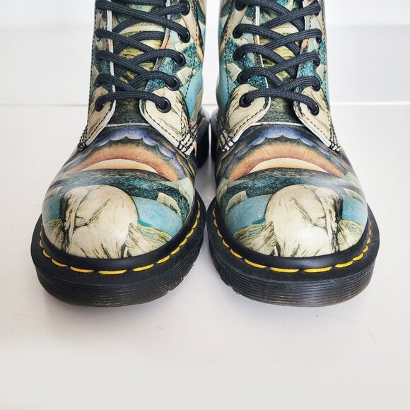 Dr Martens X William Blake Tate Museum Limited Edition 1460 Boots - Size 5W - Picture 8 of 11